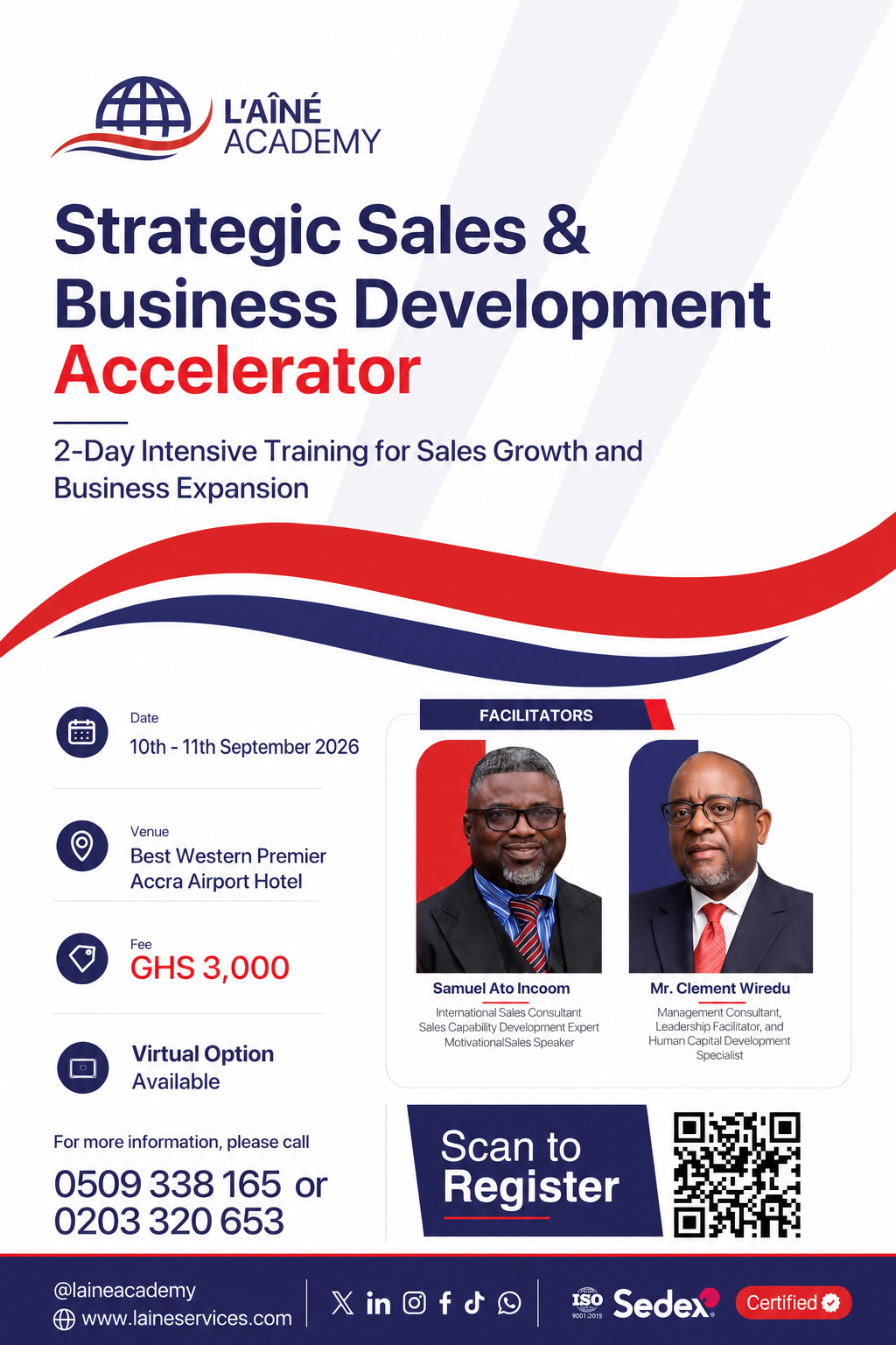 Strategic Sales & Business Development Accelerator flyer